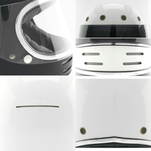 フルフェイスヘルメット マットブラック×ライトスモークシールド Mサイズ:57-58cm対応 VT-9 ステッカー付き VT9_画像7