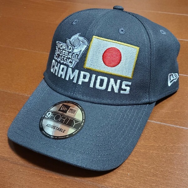 値下げ★新品・即発送可★侍ジャパンWBC優勝記念キャップ★グレー★ ニューエラ NEW ERA 9FORTY 選手着用モデル