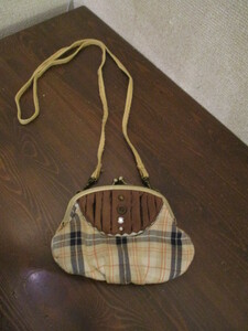  check pattern bulrush . pochette (USED)32918