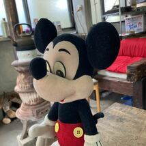 Walt Disney Characters ミッキーマウス ぬいぐるみ ワイヤー入り 腕 足曲がります 身長32cm ビンテージ レトロ_画像8