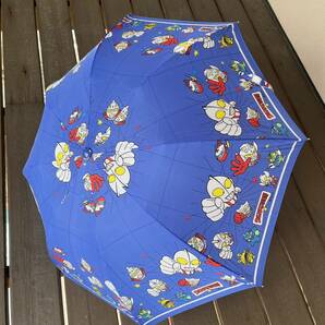 送料込◆レトロ◆ウルトラマン倶楽部◆傘◆折りたたみ◆児童用◆雨傘 ◆青◆