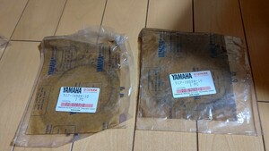 ヤマハ 純正 未使用 メイト 50 80 MATE メート 2個 クラッチプレート 517-16524-10 YAMAHA MATE V50 V80 ATV PW80 ラプター ミッション