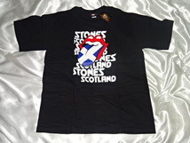 送料185円・H536■ ザ・ローリングストーンズ　Lサイズ　未着用　Tシャツ　2003年スコットランド　THE ROLLING STONES_画像1