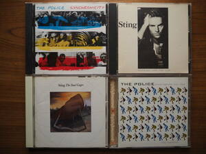 ◆◇送料無料/中古 ザ・ポリス スティング CD 4枚セット The Police Sting PC読込確認済◇◆