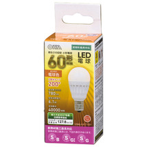 LED電球 E17 60形相当 電球色 小形｜LDA6L-G-E17 IS51 06-4477 オーム電機_画像9