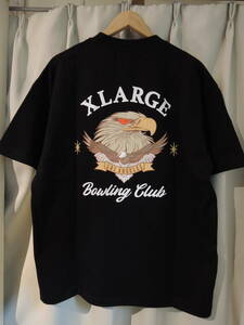 X-LARGE XLARGE エクストララージ BOWLING CLUB S/S TEE ブラック Lサイズ 人気商品 送料￥230～ 値下げしました！