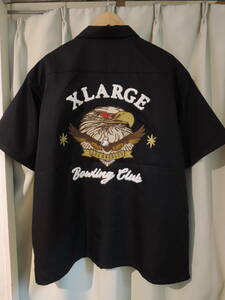X-LARGE XLARGE エクストララージ BOWLING CLUB S/S SHIRT シャツ ブラック Lサイズ 人気商品 値下げしました！ 
