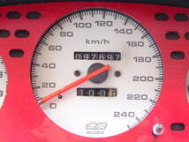 実動品【EK9シビックタイプR無限240km/hフルスケールスピードメーター】mugen honda civic typer gauge cluster speedmeter jdm usdm spoon_画像9