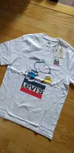 SALE!送料込★Levi′s×PEANATSコラボ半袖Ｔシャツ　161430080　リーバイス スヌーピー　ホワイト　日本サイズ　M