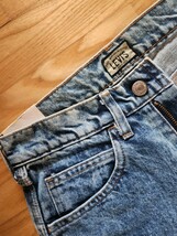 LV-1 1980年代製　送料込■Levis リーバイス　636-02HS 50's STYLEジーンズ　ジェームスディーンROLL UPモデル　ハードストーン　29_画像5