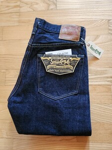 送料込★東洋 SUGAR CANE シュガーケーン　SC42021 14.25oz DENIM 2021MODEL （SLIM TAPERED）スリムテーパードジーンズ　W-32L-32