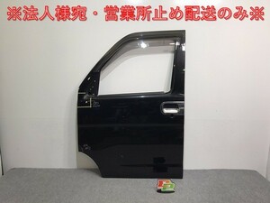 アトレーワゴン/ハイゼットカーゴ S321V/S331V/S321G/S331G 純正 左フロントドア バイザー付 ブラックマイカ X07 ダイハツ(128216)