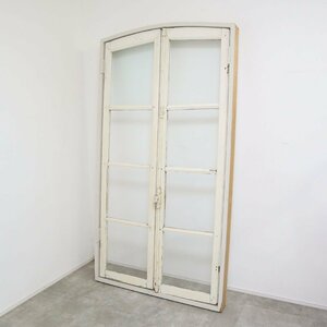 [ pickup limitation ] antique fittings window frame car Be Schic arch window display terrace French taste [04B2303051]