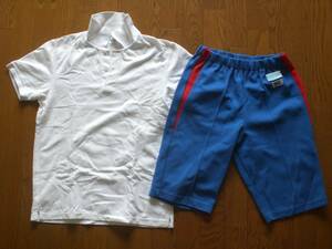 ３　体操服　半袖ポロシャツ　ハーフパンツ　Mサイズ　２枚set　eco