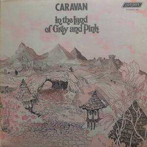 美品 米LONDONオリジLP！Caravan / In The Land Of Grey And Pink 1971年 PS593 見開きジャケ キャラバン グレイとピンクの地 カンタベリー