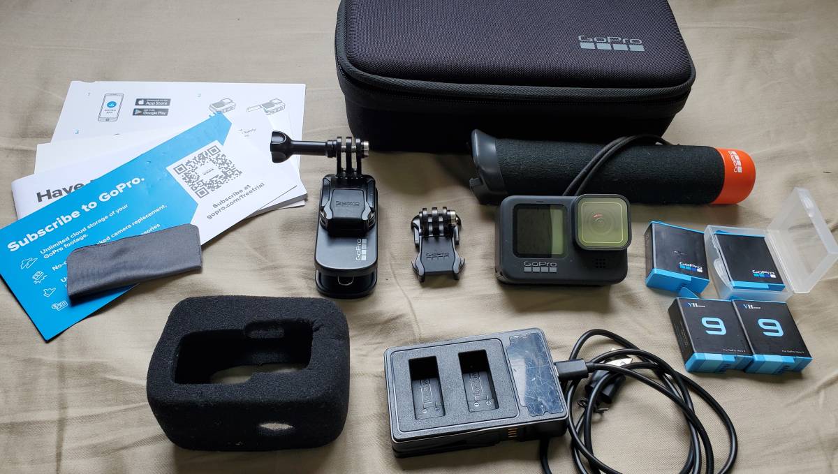 GoPro ゴープロ HERO8 セット売り 閃光レンズ バッテリー2個