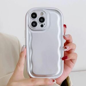 *新品未使用* スマホケース シルバー iPhoneXS Max