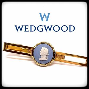 極美品 ウエッジウッド WEDGWOOD ネクタイピン ブルー お洒落♪