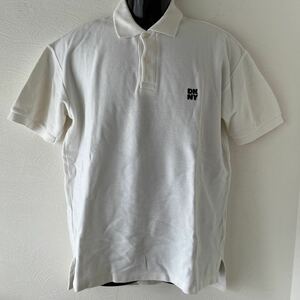 o price cut! including carriage! DKNY JEANS Donna Karan jeans white polo-shirt gentleman for MADE IN USA
