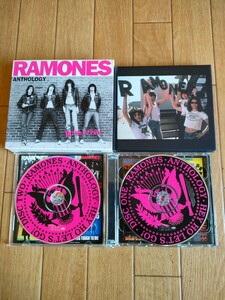 廃盤 2枚組 US盤 ラモーンズ アンソロジー ベスト Hey! Ho! Let's Go! Anthology Ramones Best 58曲収録!