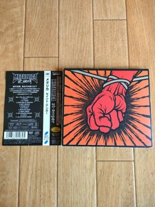 初回限定盤 帯付き プロモ盤 メタリカ セイント・アンガー Metallica St.Anger DVD付き