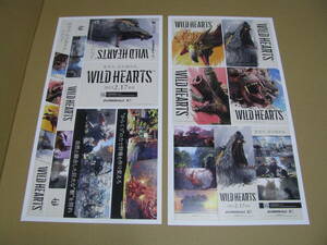 ◎販促物 店頭用切り取りPOP　ワイルドハーツ 　WILD HEARTS 　※ゆうパックの料金確認をお願い致します。