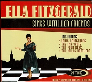 エラ・フィツジラルド　『ソング　ウイズ　ハー　フレンド』初期の名演奏集、紙パッケージ入、ルイアームストロング他、