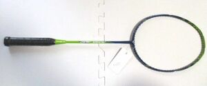 * gut . on included! MIZUNO badminton racket [ALTAIR AERO](BL/GR) new goods!*