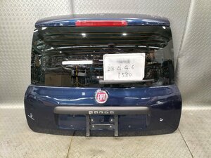 ★ABA-13909　フィアット FIAT　パンダ　純正　バックドア　43R-001583　フィルム貼付あり　567 オルトレマーレブルー 紺★