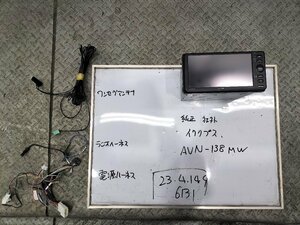 ★社外　ナビ　ECLIPSE イクリプス　AVN138MW　地図データ 2018年 秋　ワンセグ CD　電源線：日産専用★