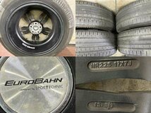 ★VW ワーゲン 1T ゴルフ トゥーラン　社外 EURO BAHN ホイール　４本　17×7J ＋50 PCD112 5穴 ハブ径57　夏 2019年製 215/55R17★_画像3