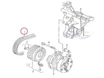 BMW MINI クーパー R50 R52 ファンベルト Vベルト 6PK1033 11287518250 出荷締切18時_画像3