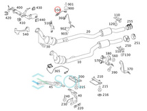 ベンツ W221 W463 X204 W164 X166 W251 W639 O2センサー ラムダセンサー S350 S500 G63 GLK350 ML350 ML63 GL63 R350 V350 0035426918_画像4