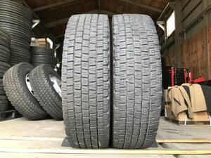 □TQ027□275/80R22.5 151/148J　DUNLOP　SP081【2019-2020年製/SNOW】2本セット