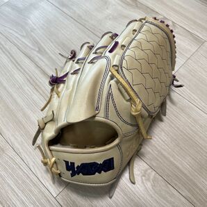 硬式用(軟式使用可)グローブ 投手用 yabai キャメル(ブロンド・クリーム) 即戦力