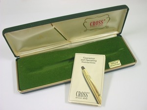 【箱のみ】 CROSS クロス 10Karat Gold Filled ボールペン用ケース (箱) ＋説明書