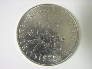 フランス共和国 1Franc 1フラン 硬貨・コイン 168