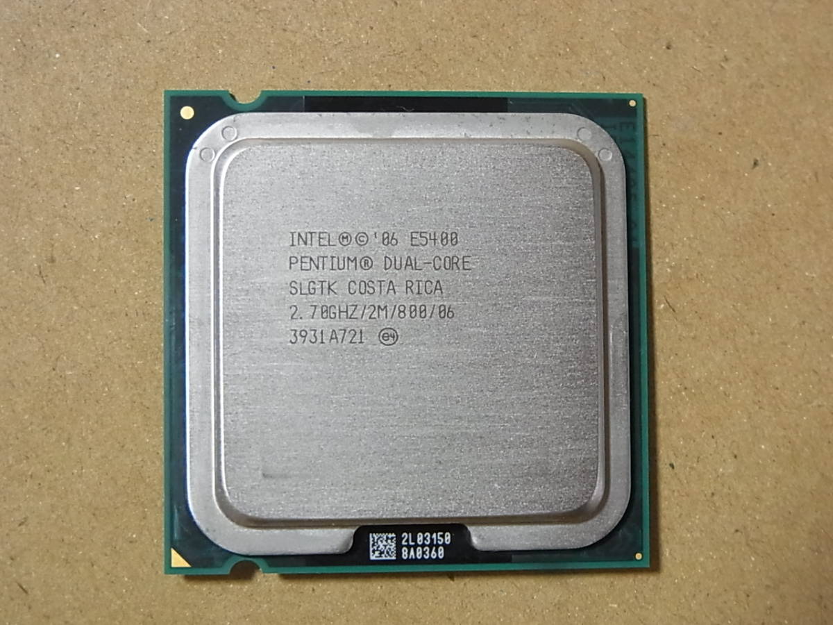 pentium e5400の値段と価格推移は?|3件の売買データからpentium