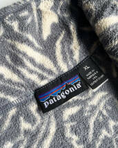 USA製 ■ 90's Patagonia リーフ柄 フリース ジャケット XL ■パタゴニア 総柄 ヴィンテージ ビンテージ 80s 90s 90's USA Y2K_画像6