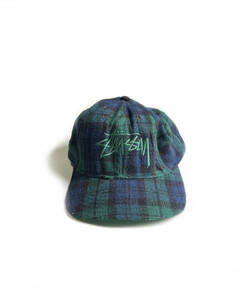 # 80's OLD STUSSY вышивка зажим задний колпак # Old чёрный бирка Stussy Vintage Vintage 80s 90s 90's USA Y2K