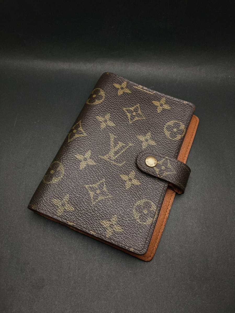 LOUIS VUITTON ルイヴィトン モノグラム アジェンダPM ６穴手帳カバー