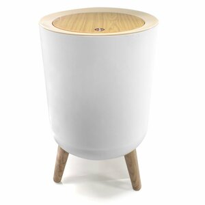  waste basket cover attaching 7L toilet home living high class simple cover Press attaching Northern Europe manner wood grain cover attaching one body 