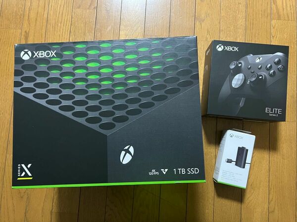 ★3点セット★ Xbox Series X ＋ エリコン2 ＋ 充電式バッテリー