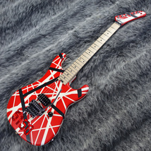 EVH Striped Series 5150 MN Red with Black and White Stripes_画像4