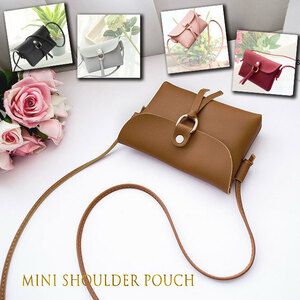  smartphone shoulder smartphone pouch pochette Mini shoulder Mini bag diagonal .. Brown 