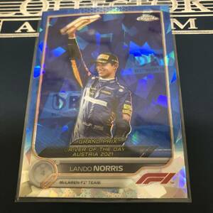 2022 Topps Chrome Formula 1 F1　Sapphire Edition Lando Norris McLaren F1 Team Base カード #181