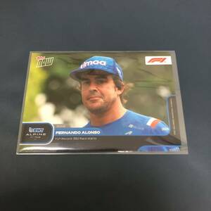 2022 F1 Topps Now　 Fernando Alonso　F1 Record : 350 Race Starts　カード 