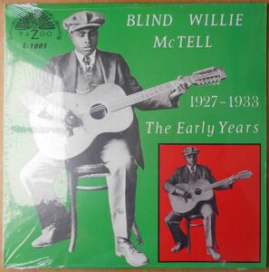 ■新品■Blind Willie McTell ブラインド・ウィリー・マクテル/1927-1933 -the early years-(LP)