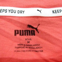 プーマ 半袖Tシャツ ロゴT ラウンドネック トップス スポーツウェア アウトドア レディース Mサイズ オレンジ PUMA_画像2