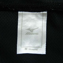 ミズノ 半袖Tシャツ ワンポイントロゴ スポーツウェア トップス レディース Mサイズ ブラック Mizuno_画像2